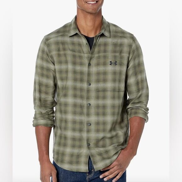Under Armour Other - Under Armour Tradesman Flex Flannel Button-Down Shirt- Size XXL